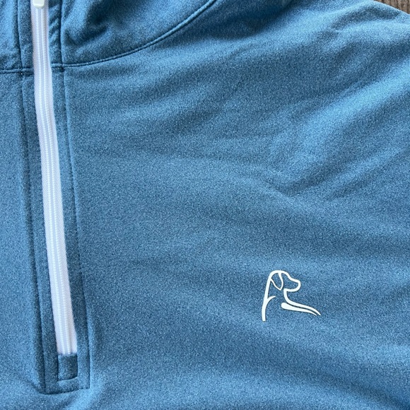 Rhoback Blue Quarter-Zip Sweatshirt - Picture 2 of 4